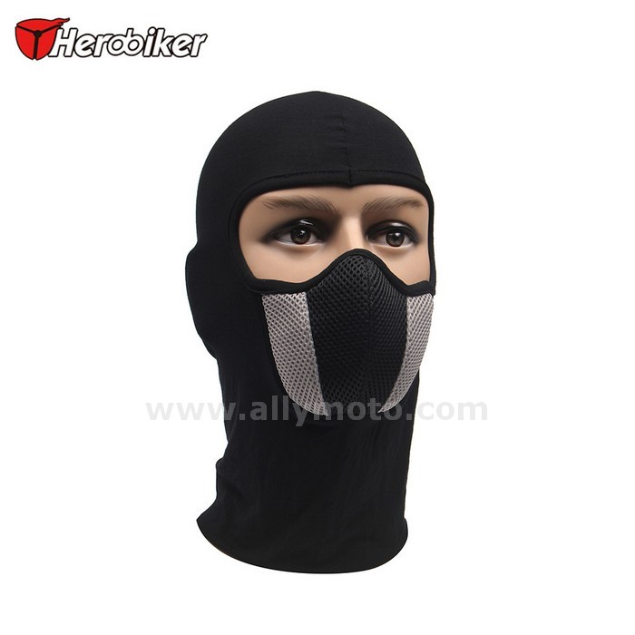 161 Cotton Grid Motorcycle Face Mask Men Outdoor Sports Windproof Dustproof@4